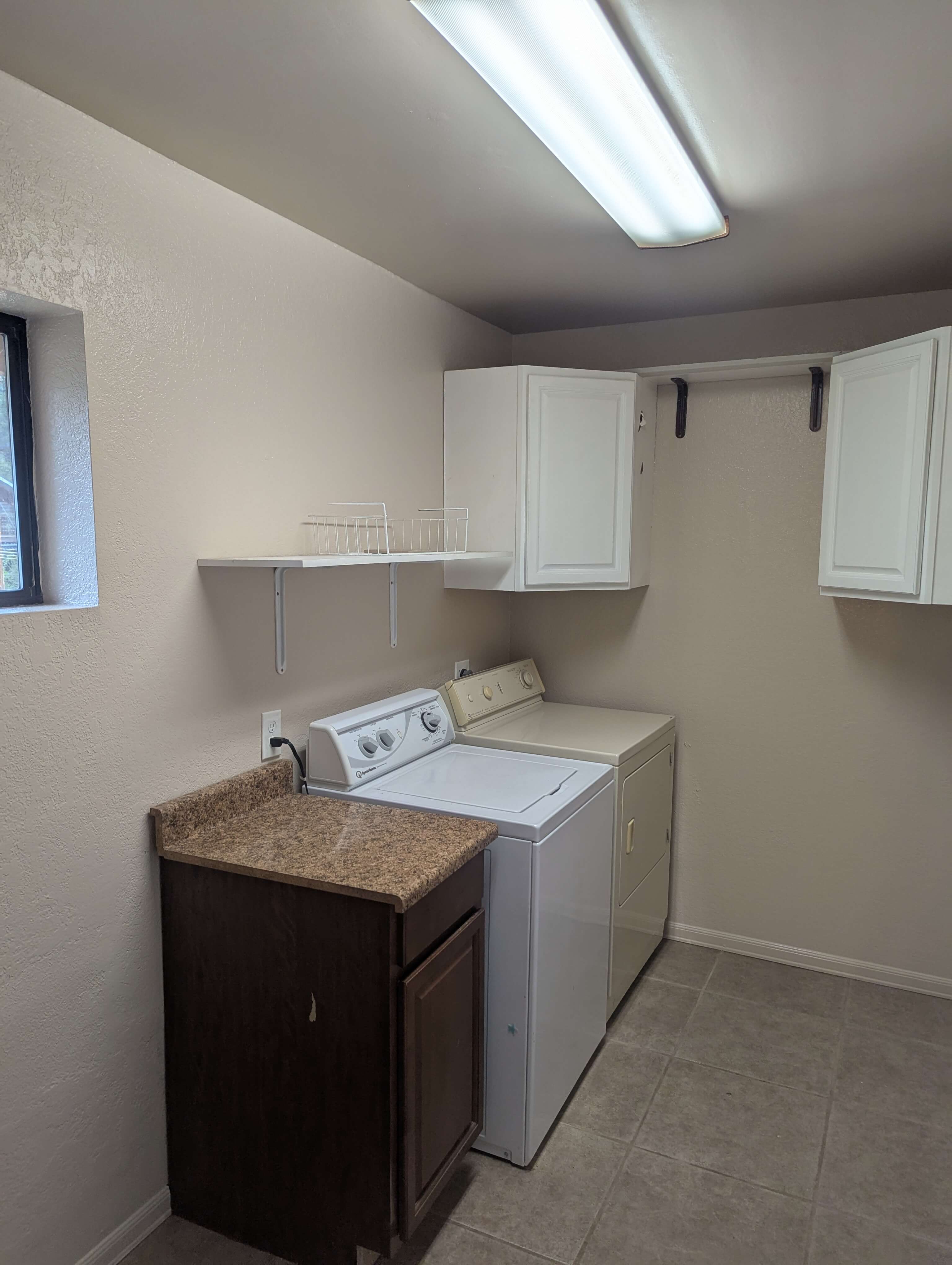 After photo of laundry room repaint in pinetop-lakeside